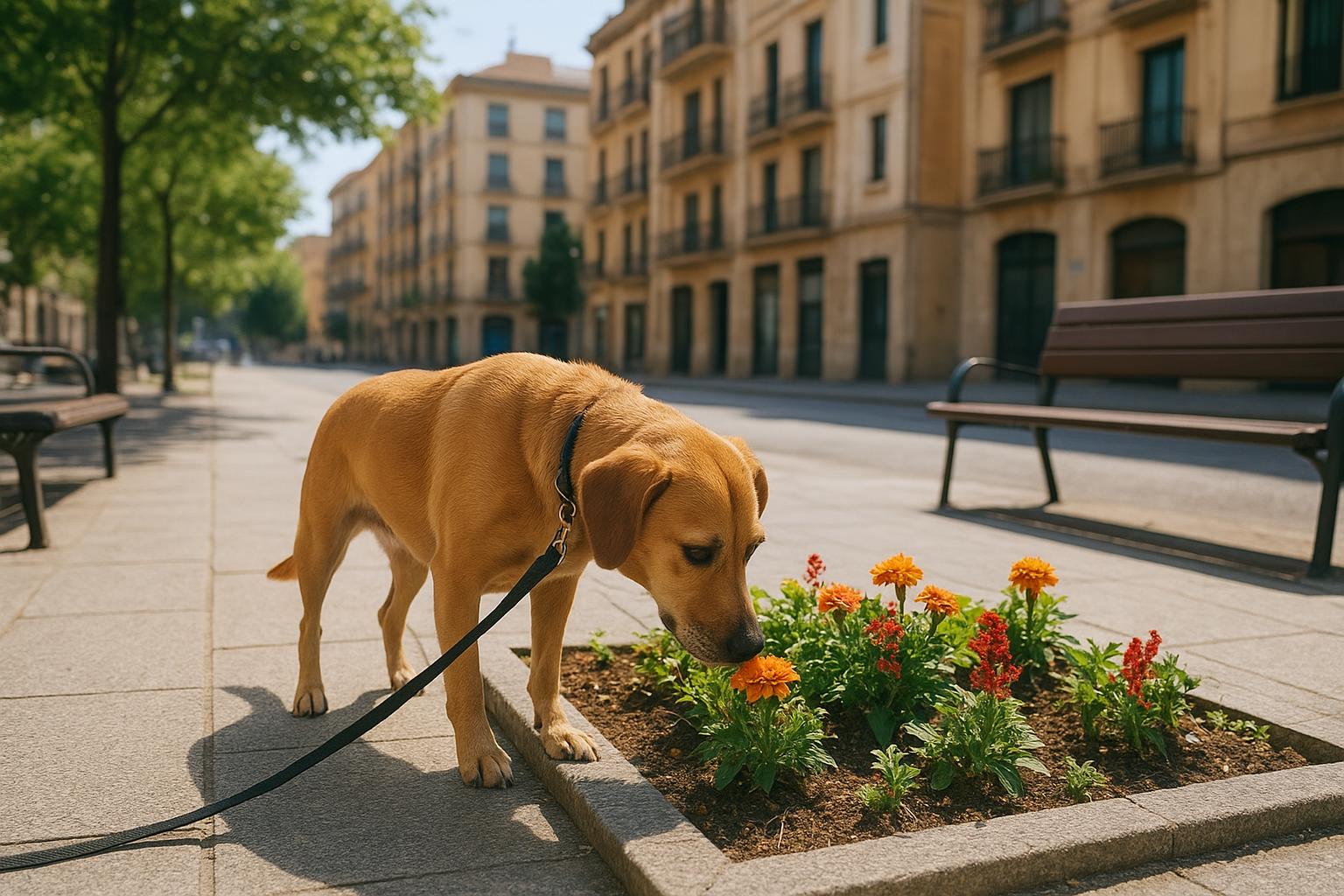 Percorso sensoriale urbano per il cane: trasformare il quartiere in una palestra mentale quotidiana