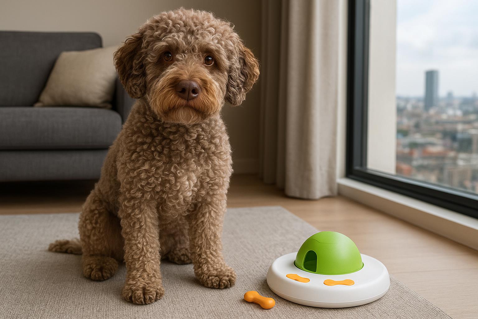 Lagotto romagnolo in appartamento: come gestire energia, olfatto e bisogno di attività in città