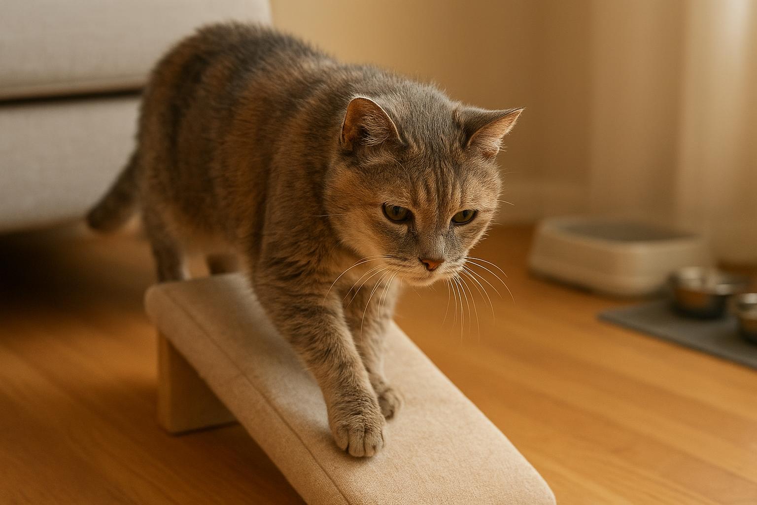 Gatto anziano e artrosi: come modificare casa, salti e routine per ridurre dolore e frustrazione