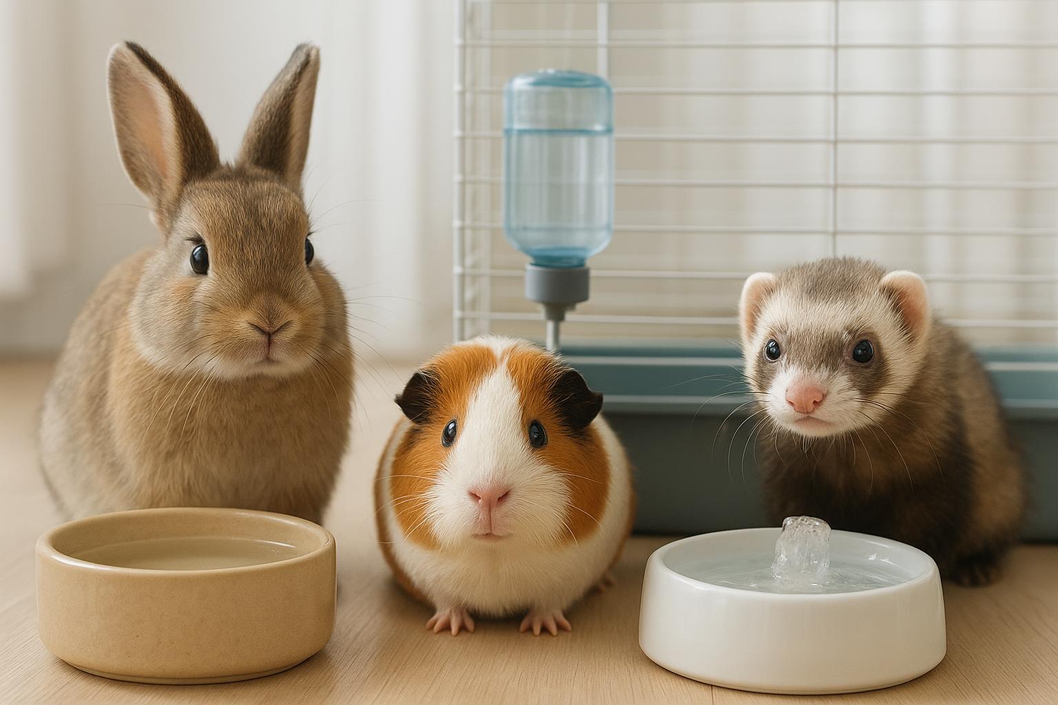 Fontane per conigli, cavie e furetti: come scegliere modello, beccuccio e capacità in base all’animale