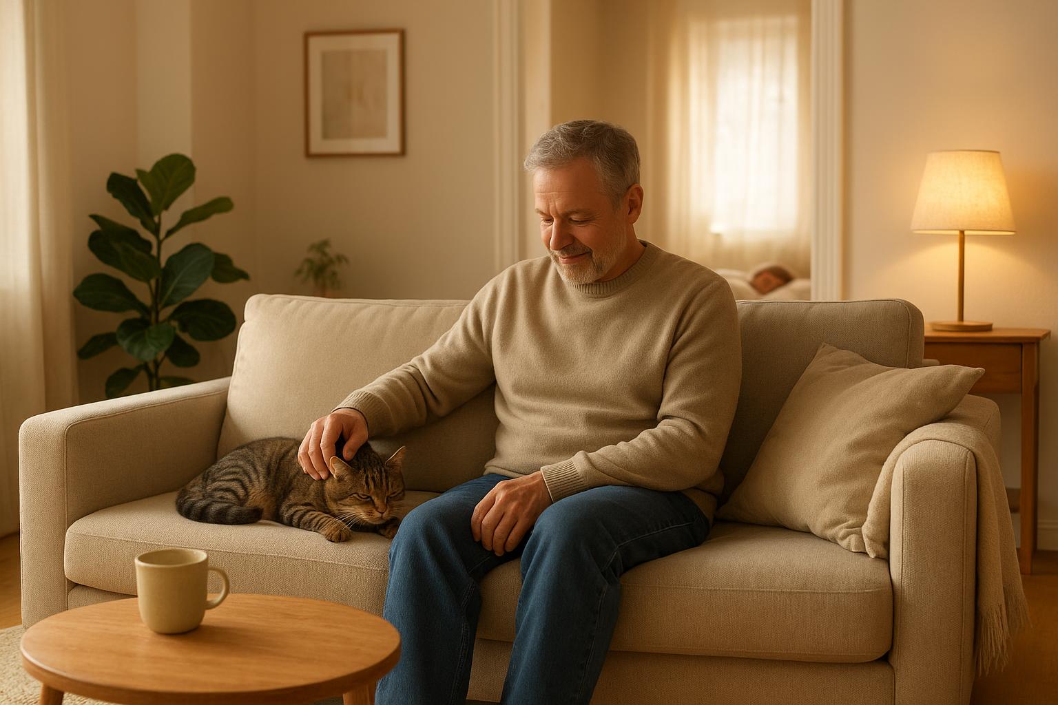 Vivere con cane o gatto durante la lunga malattia di un familiare: come il pet può aiutare senza essere sovraccaricato