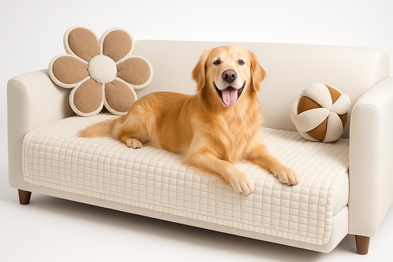 Copridivano pet-friendly per cane e gatto: come scegliere il modello giusto per l’autunno
