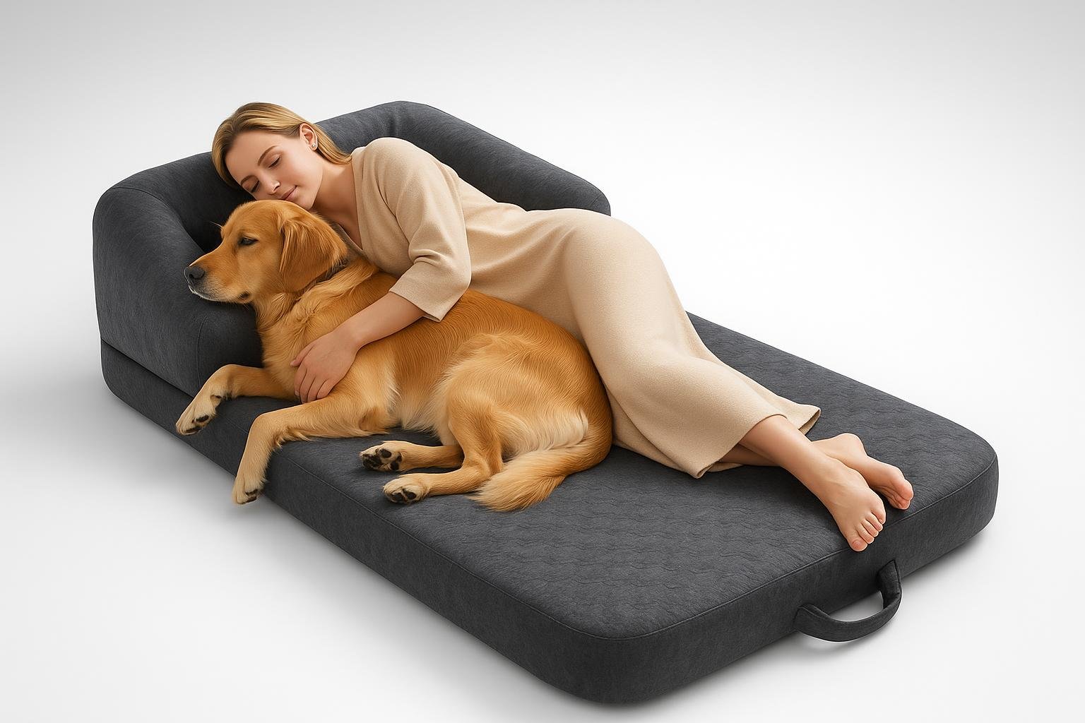 Letto VEVOR stile cane per umani: il maxi cuscino per riposare insieme al pet ora a prezzo ribassato