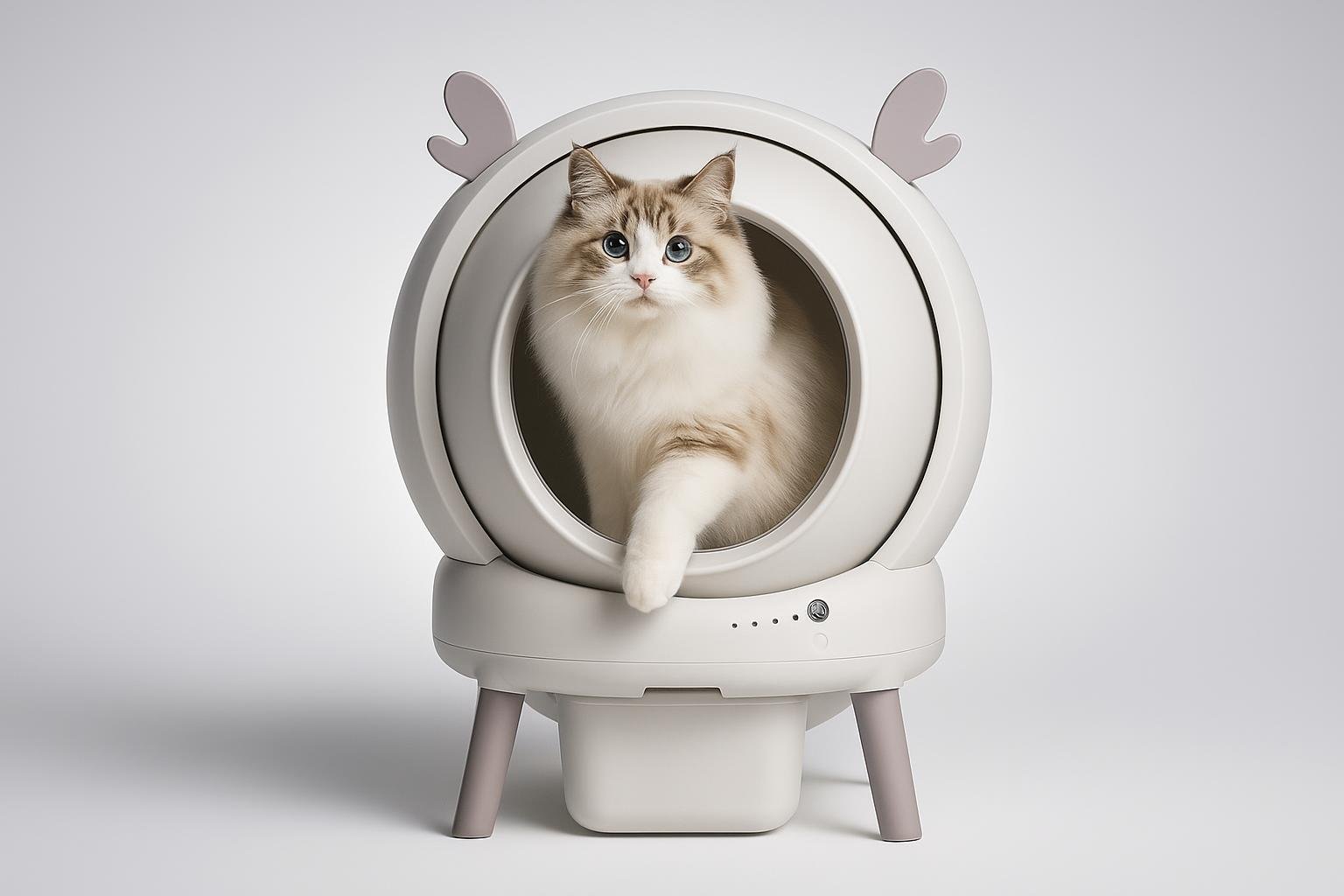 Lettiera gatto autopulente con app da 73 L, la soluzione tech per chi ha più gatti in offerta su Amazon