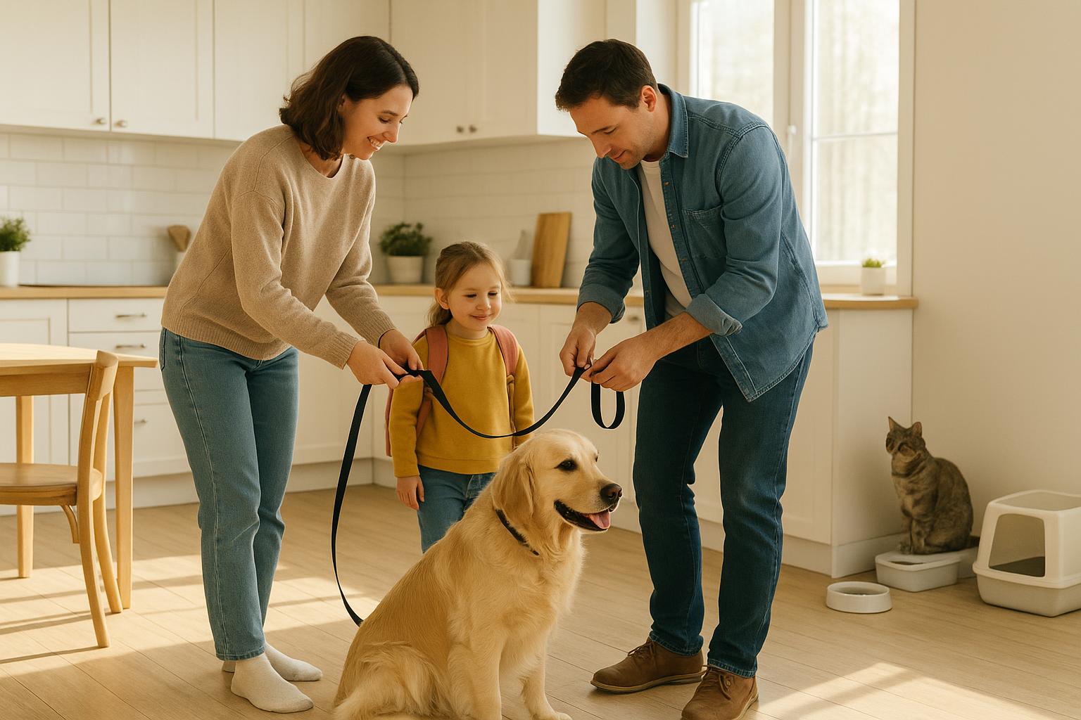 Routine mattutina pet-friendly: organizzare le prime ore del giorno con cane o gatto in famiglie sempre di corsa