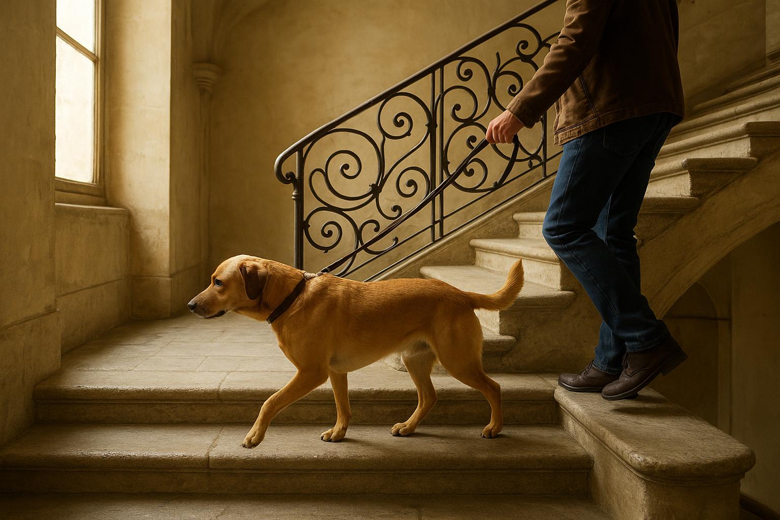 Cani e scale ripide nei palazzi storici: come proteggere articolazioni e sicurezza ogni giorno