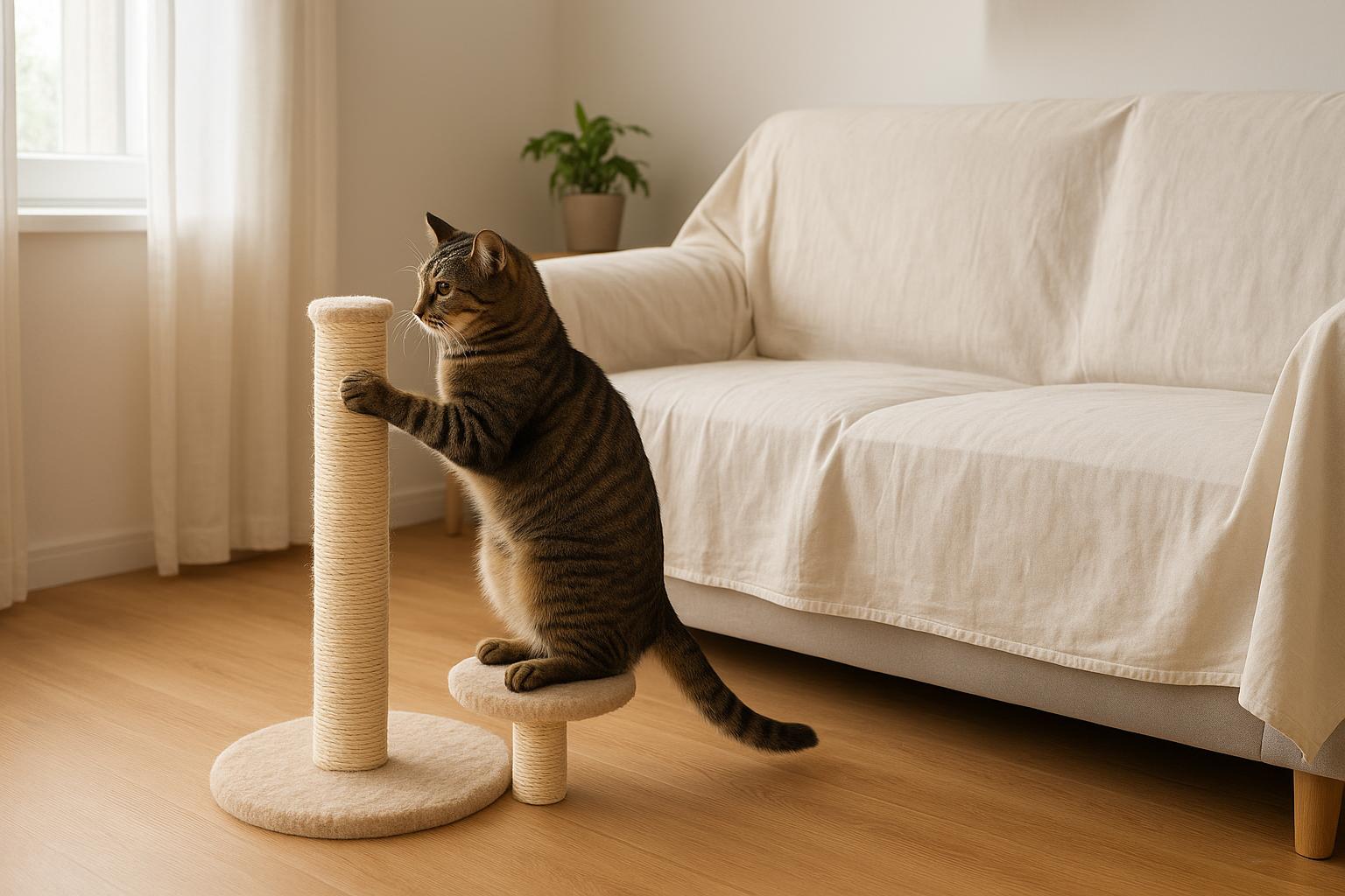 Gatto e cambio di divano: come insegnargli a non graffiare il nuovo arredo senza punizioni