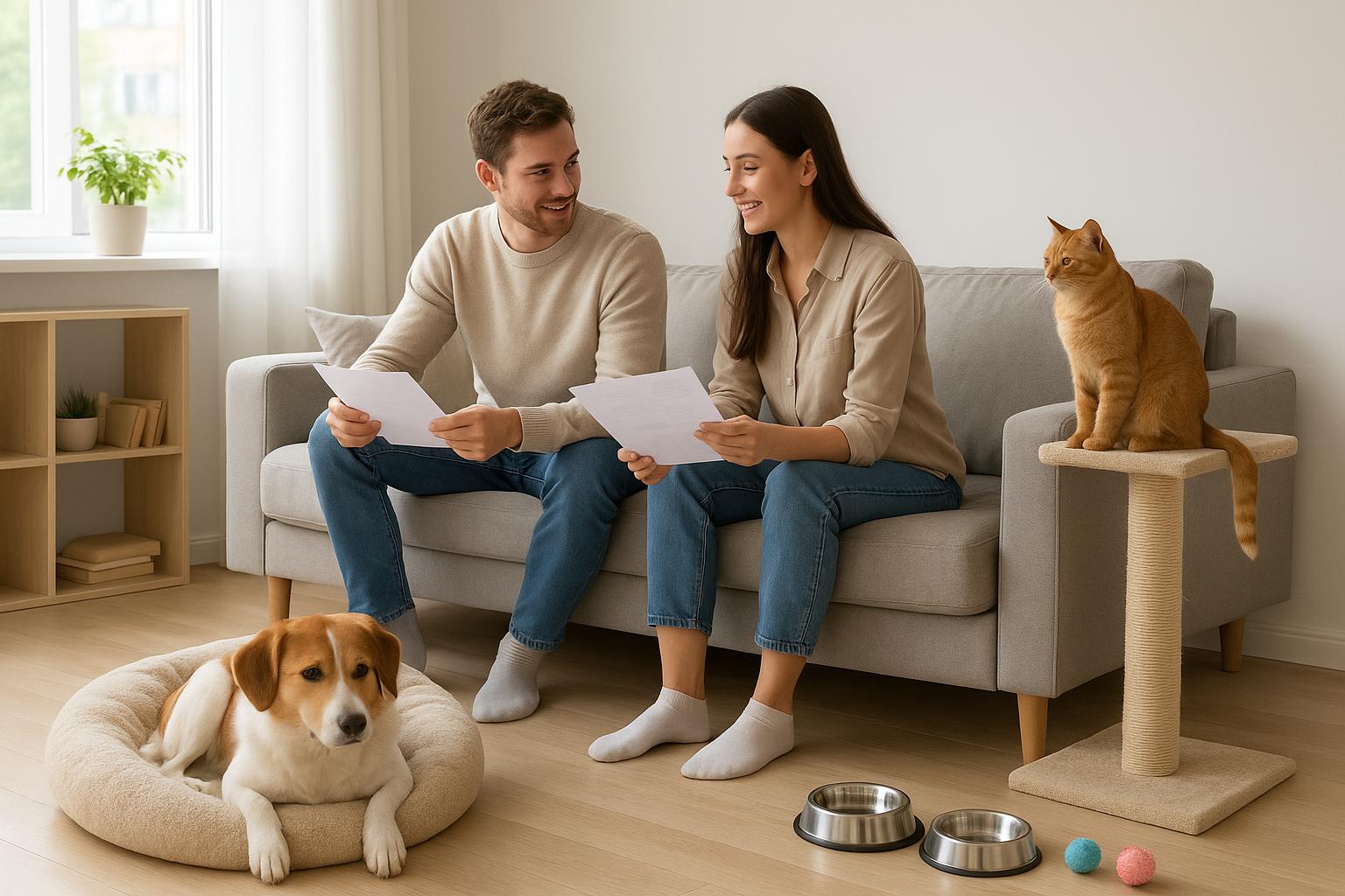 Convivenza tra coinquilini, cane e gatto: fissare regole chiare per spese, pulizie e spazi comuni