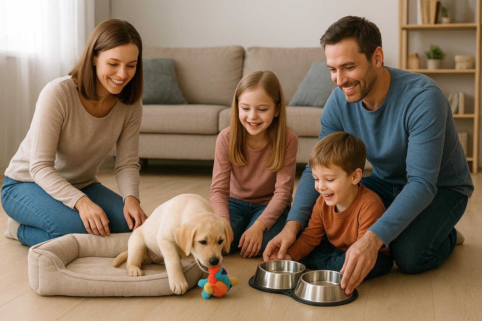 Cucciolo di cane e prime regole in famiglia: come impostare routine chiare fin dal giorno uno