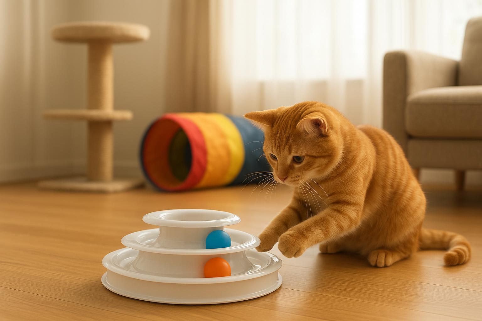 Gatto e giochi da soli: come scegliere attività che funzionano anche quando non sei in casa