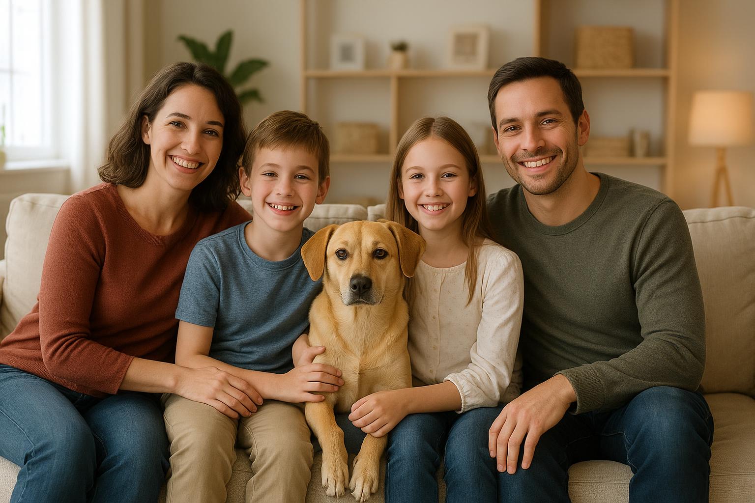 Primo pet in una famiglia ricostituita: integrare cane o gatto tra ex partner e figli di precedenti relazioni