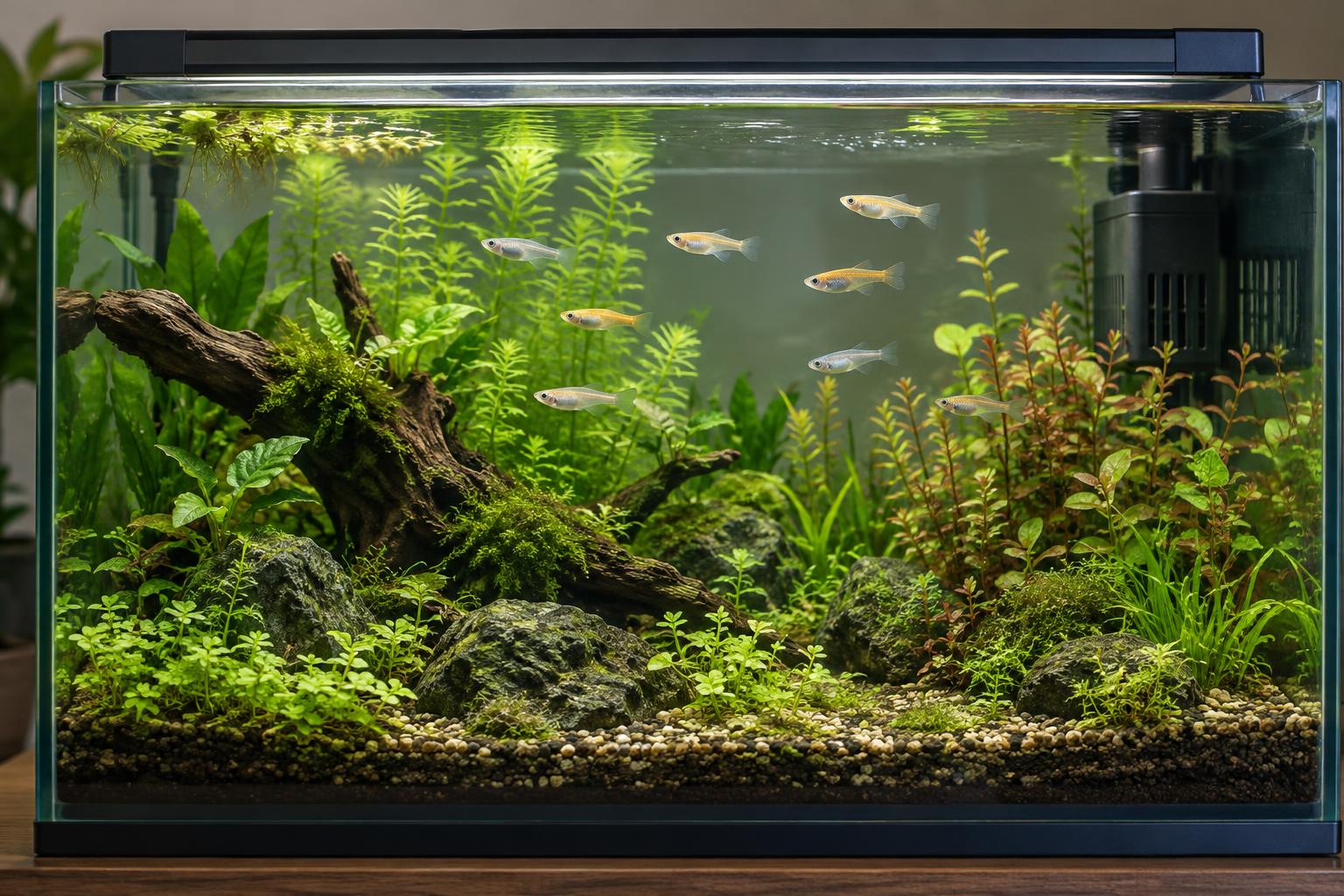 Primo acquario per medaka: esigenze, allestimento e gestione responsabile