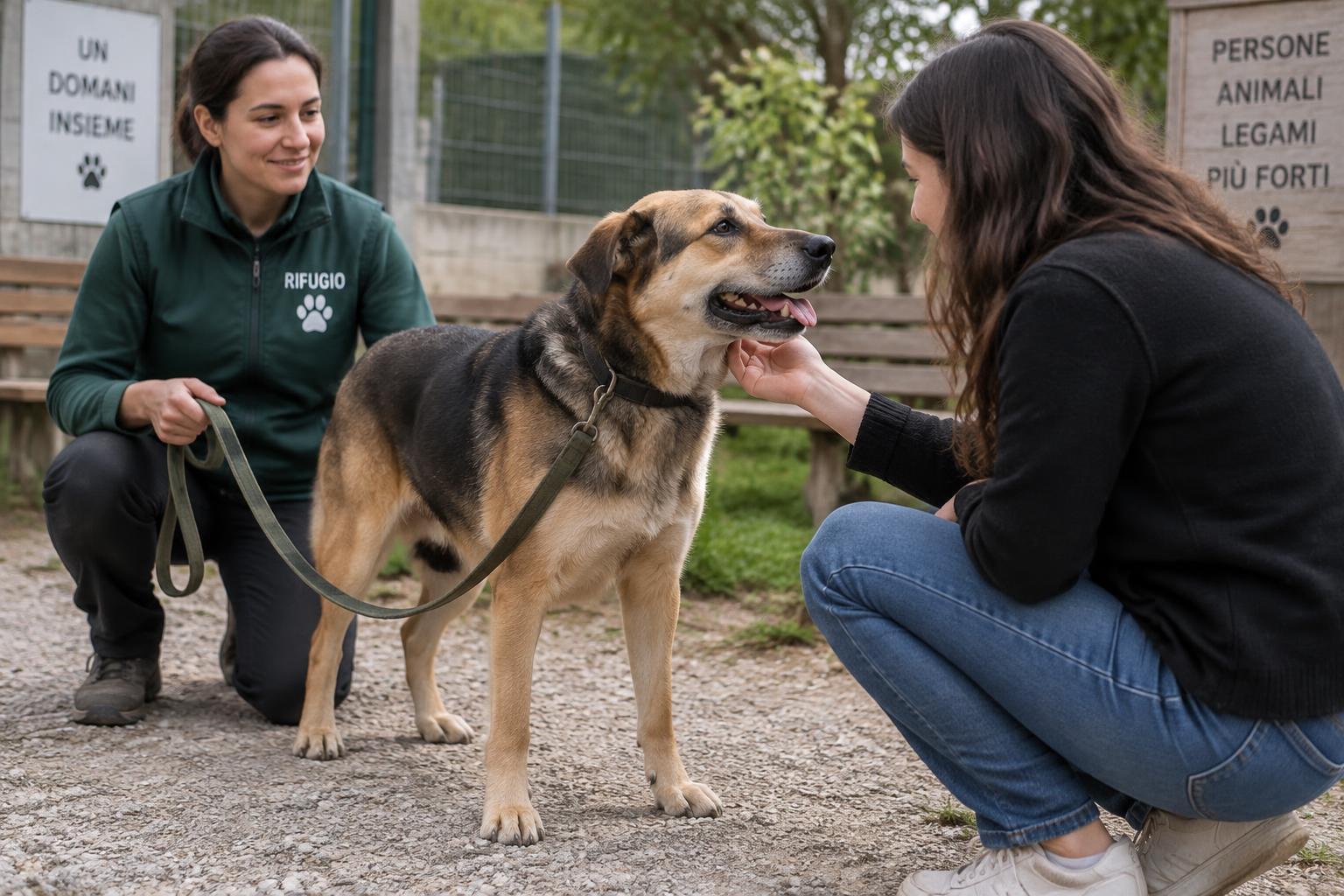 Adottare un cane adulto: domande da fare al rifugio e come preparare il primo incontro
