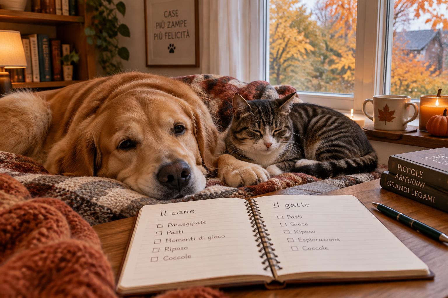 Quando il pet cambia abitudini con l’arrivo dell’autunno: piccoli segnali da annotare e come reagire