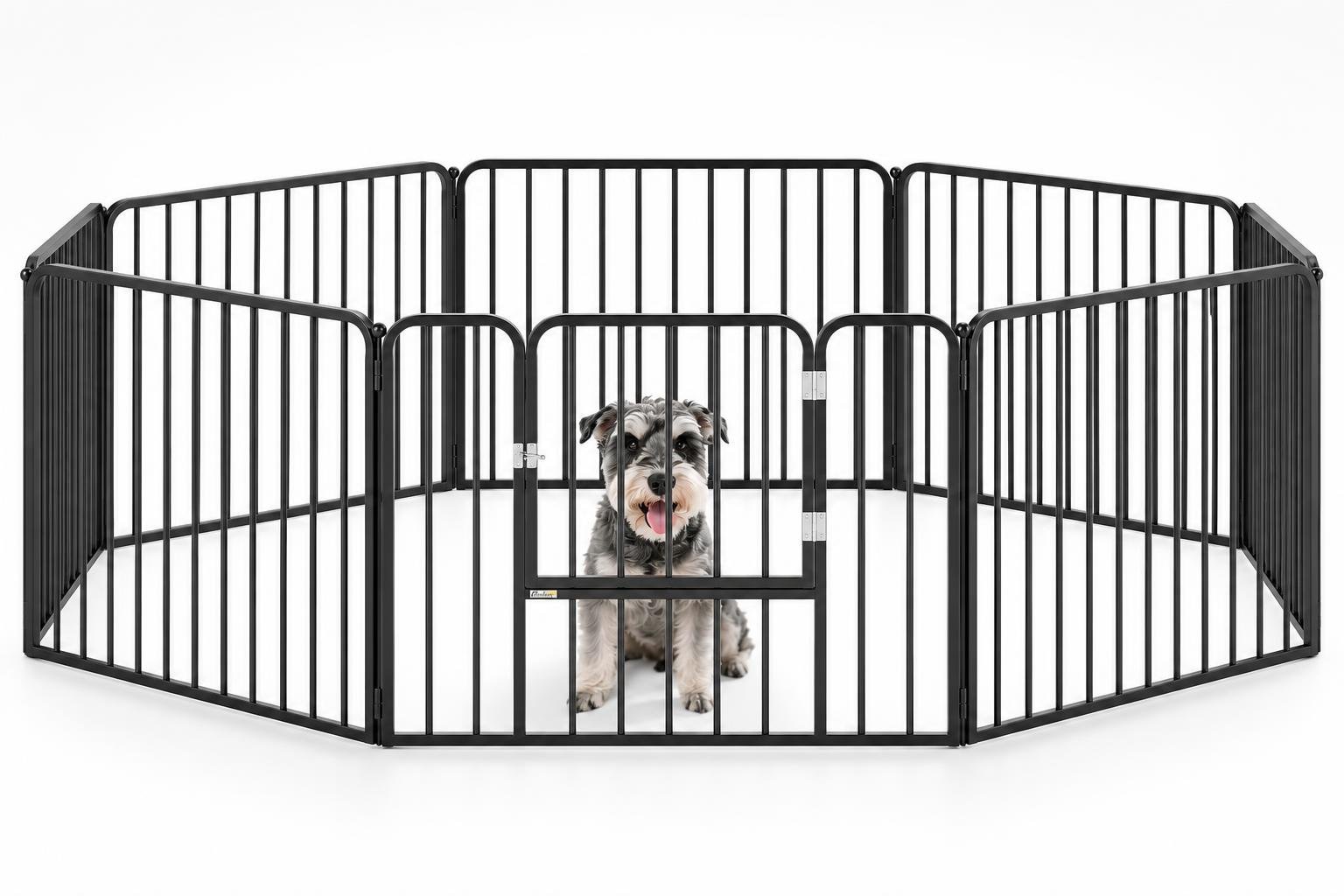 PawHut box modulare per cani: otto pannelli per delimitare uno spazio in casa o in giardino