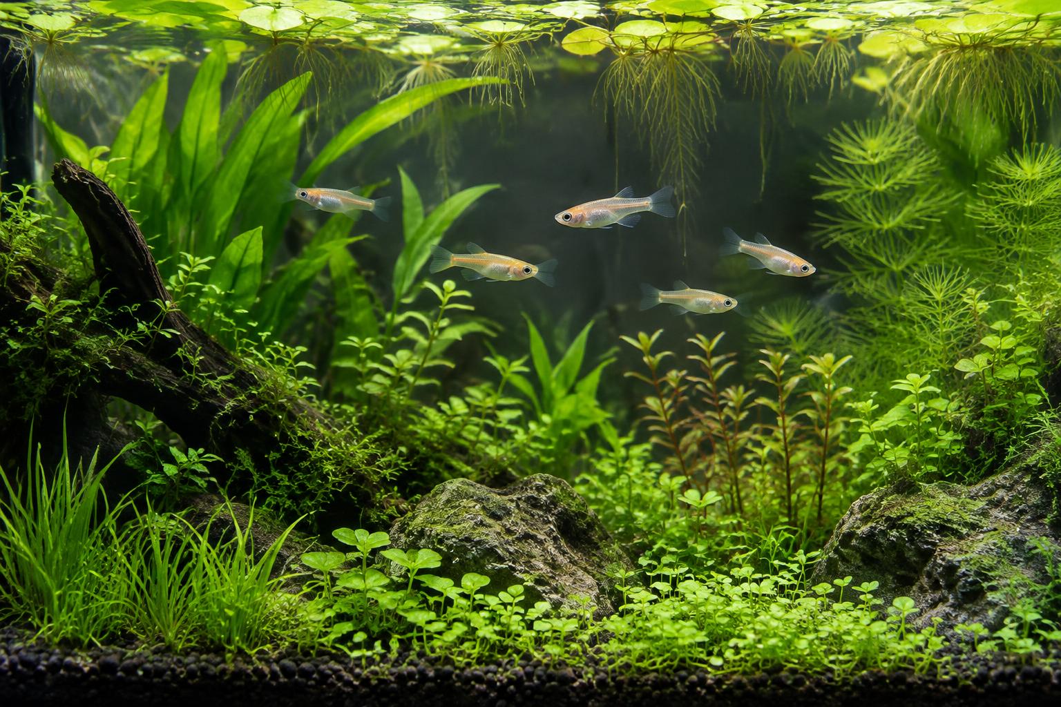 Primo acquario per medaka: pianificare vasca, popolazione e gestione quotidiana
