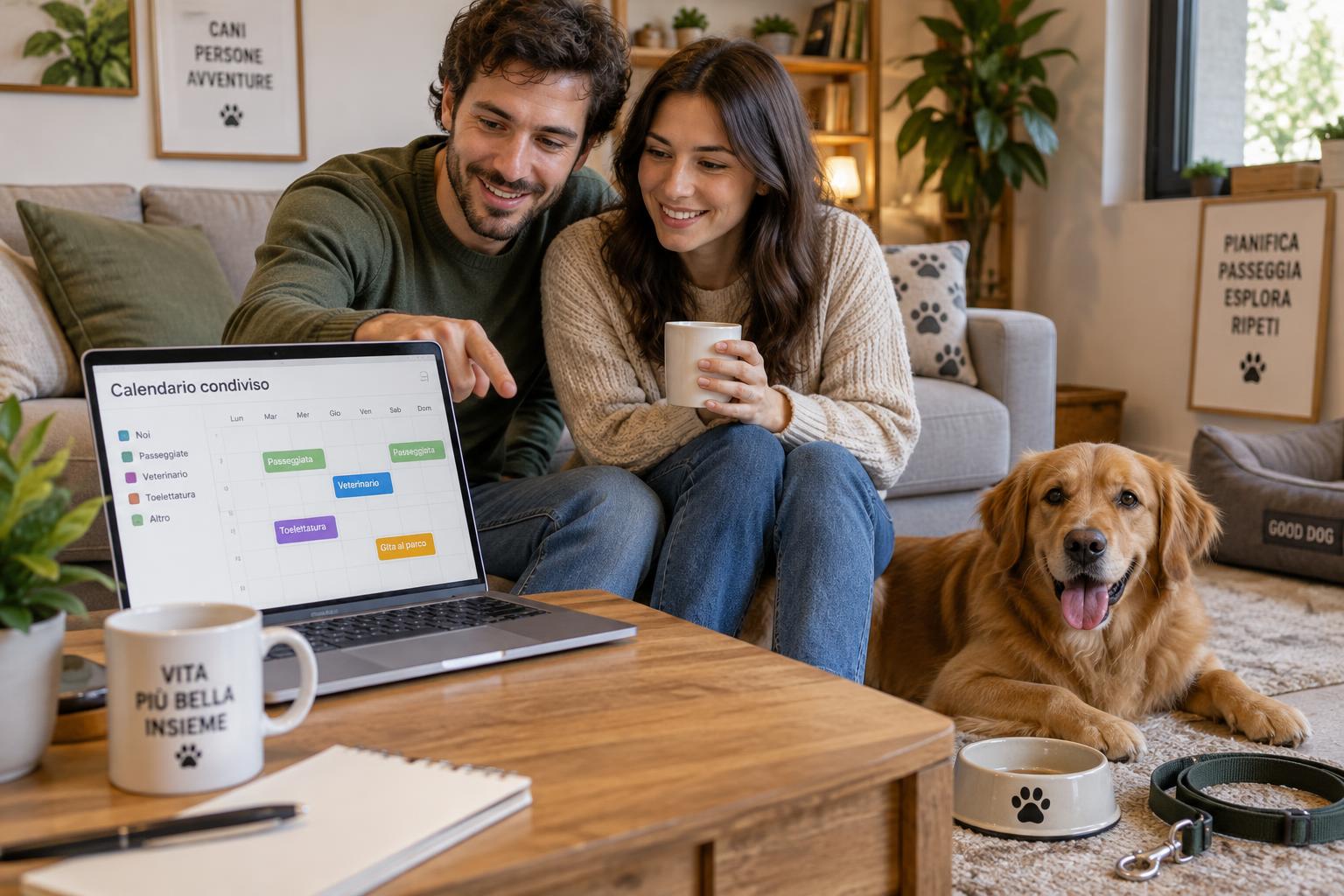 Organizzare la cura del pet quando si condividono casa e responsabilità