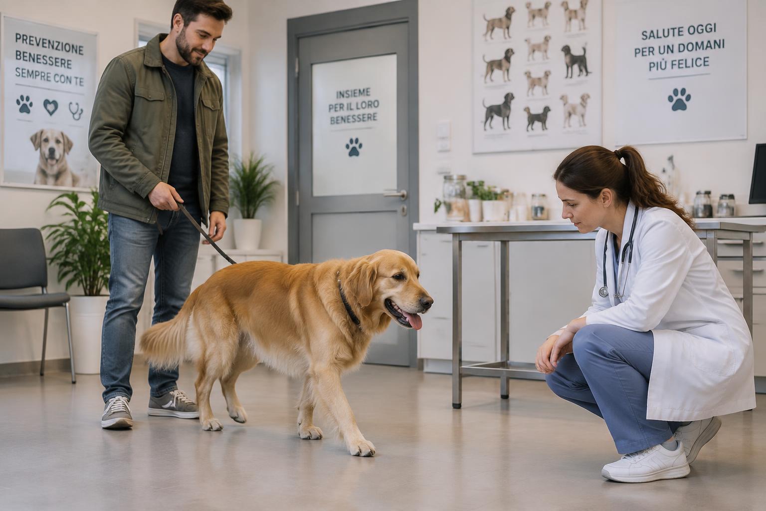 Come preparare il cane a un controllo veterinario delle articolazioni