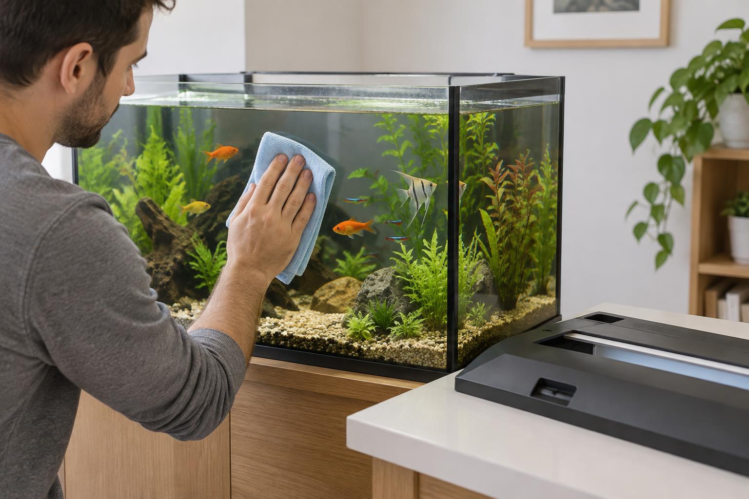 Calcare e acqua dell’acquario: come gestire i depositi senza danneggiare la vasca