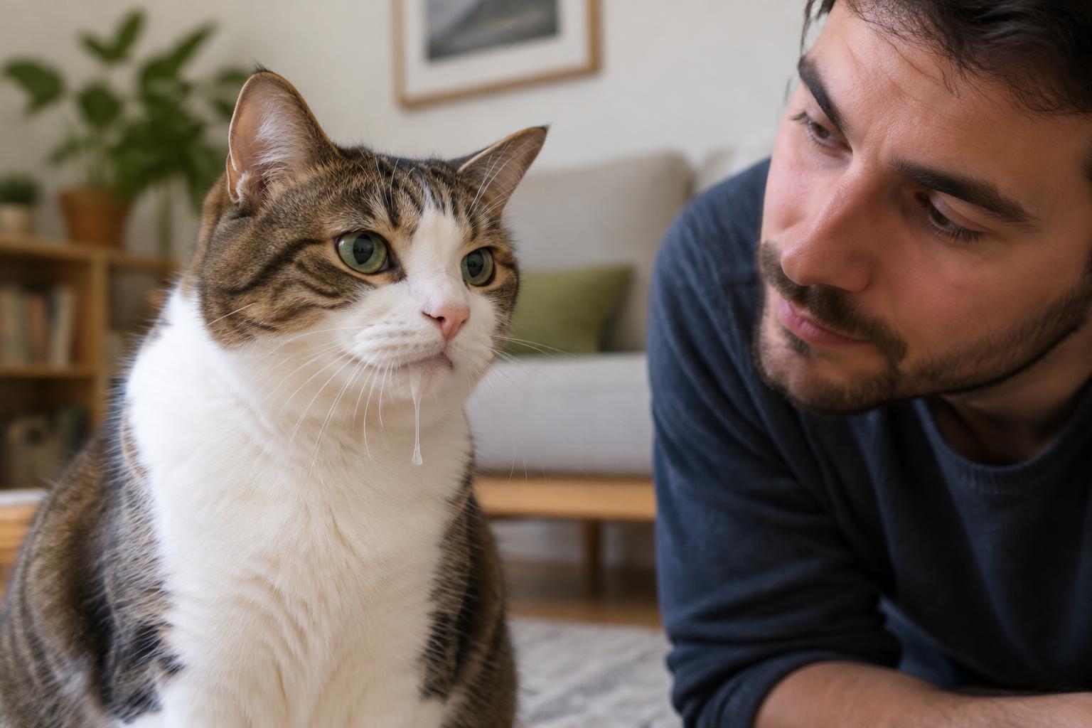 Gatto che sbava: cause possibili e segnali da riferire al veterinario