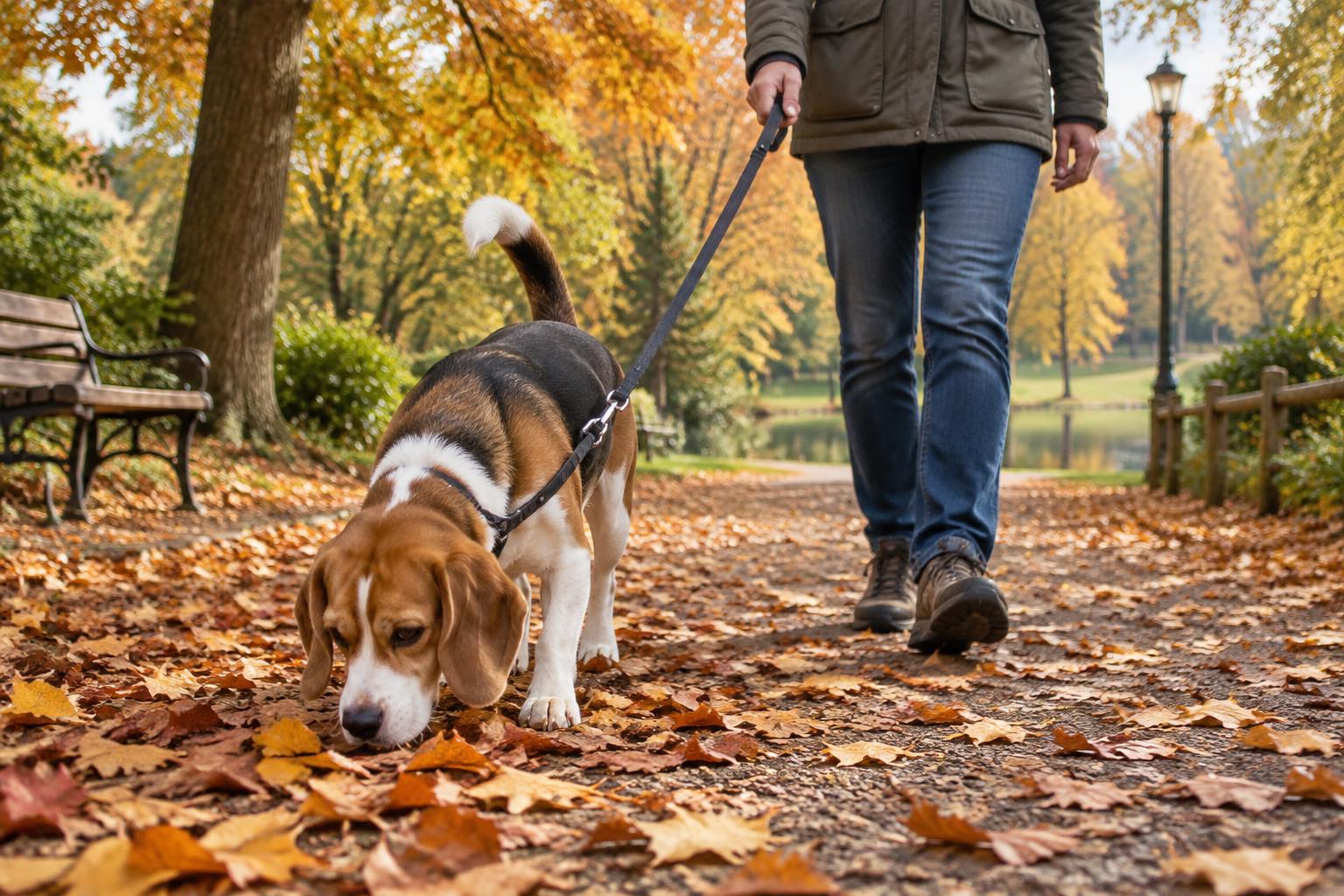 Cane e foglie d’autunno: passeggiate esplorative senza rischi