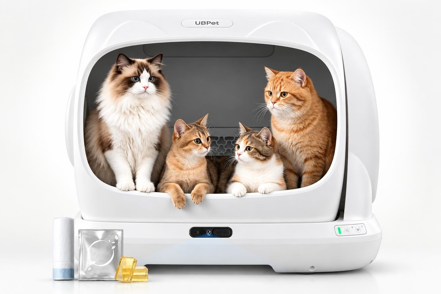 UBPET XXXL con controllo via app: la lettiera automatica per case con più gatti