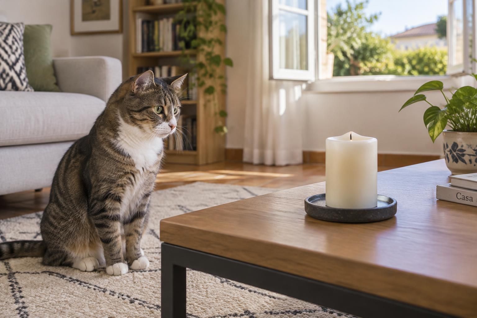 Gatto e odore di candela profumata: precauzioni per una casa accogliente e sicura