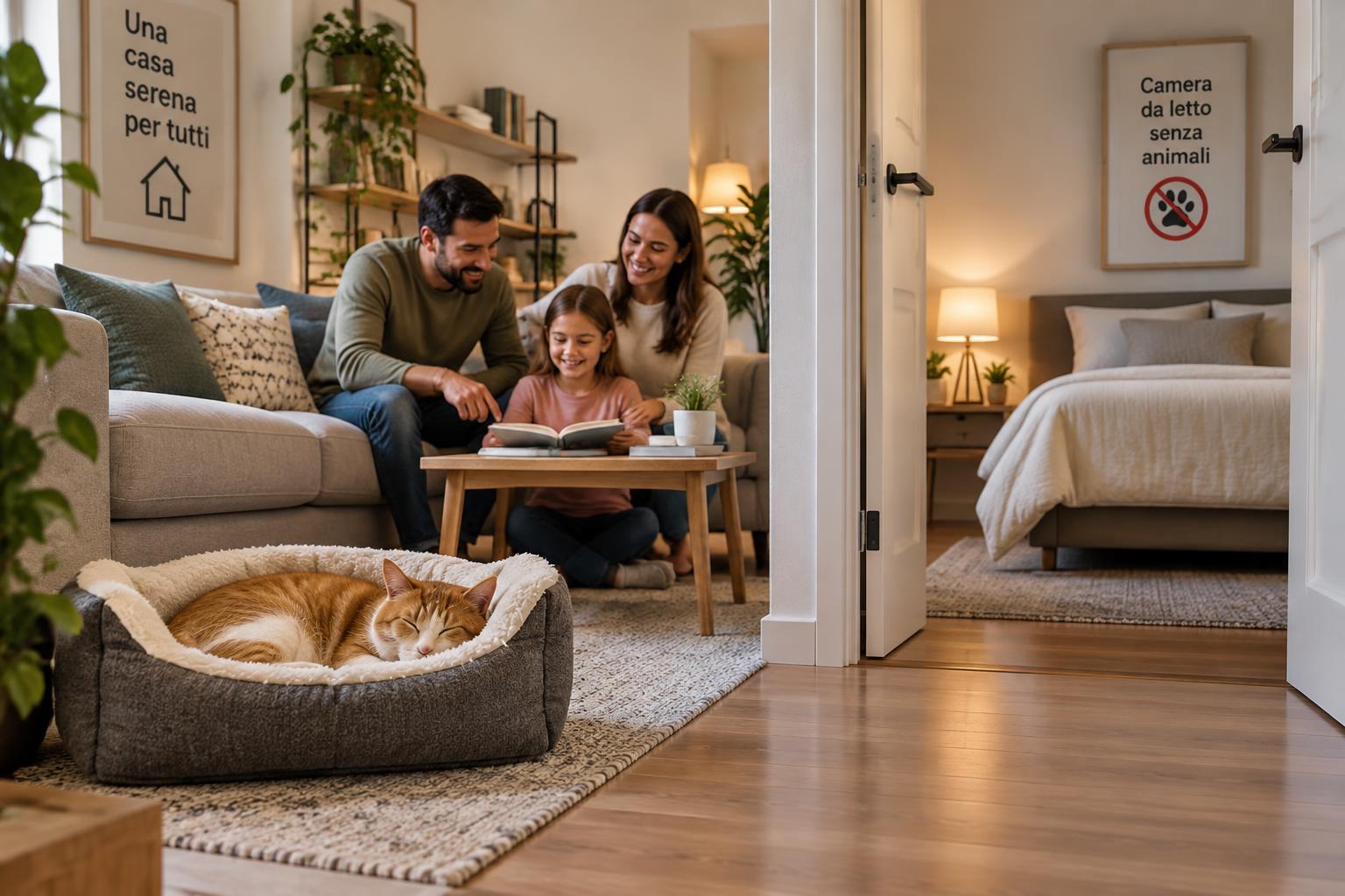Quando un familiare è allergico al pet: come organizzare gli spazi senza trascurare l’animale