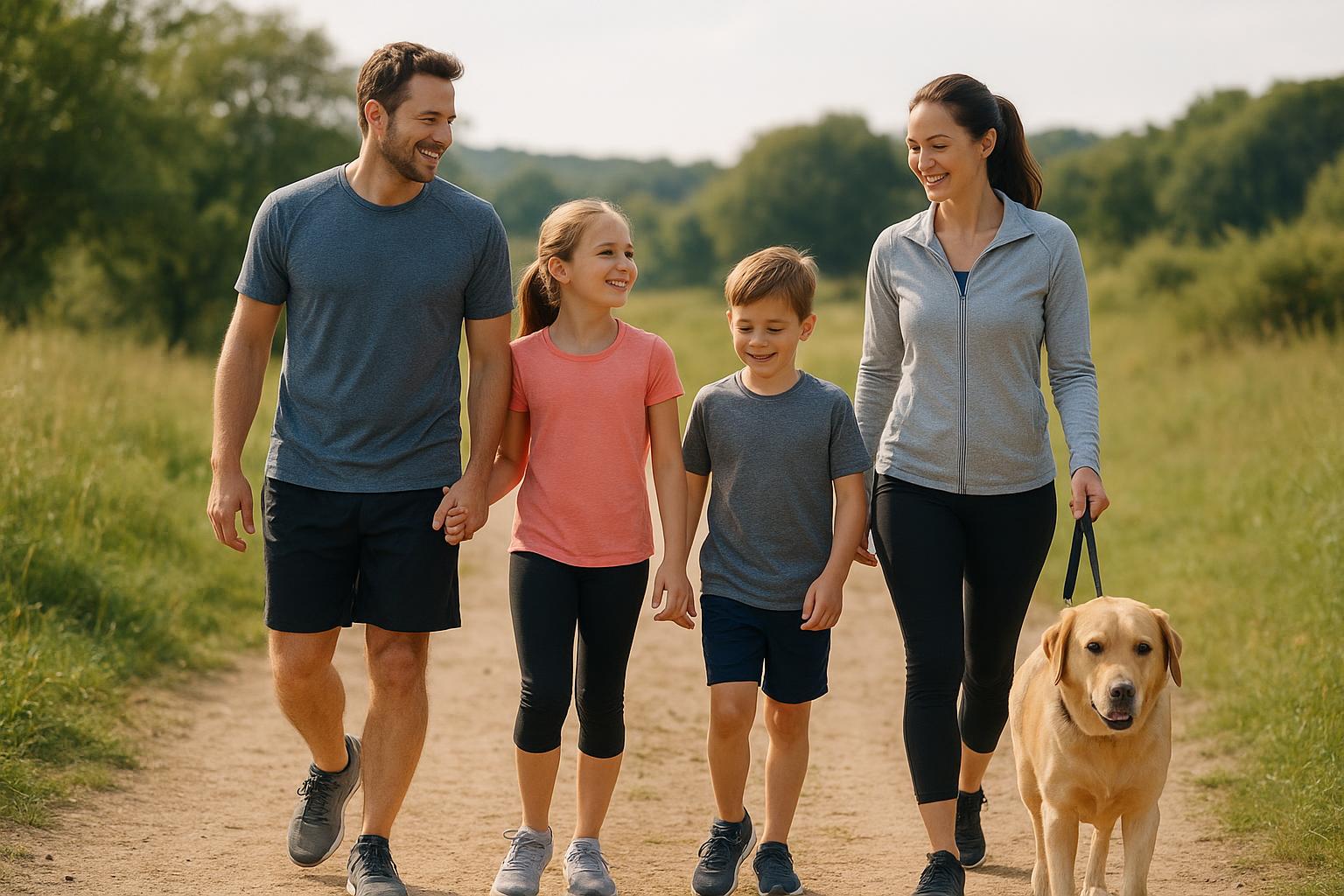 Una famiglia sportiva e un solo cane: integrare il pet nelle attività di tutti senza esagerare