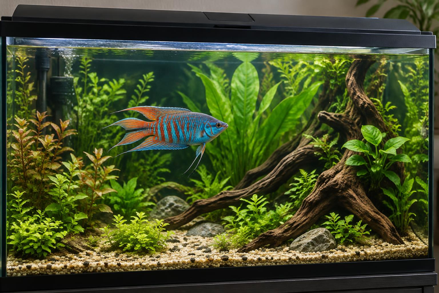 Primo acquario per un pesce paradisefish: esigenze, convivenza e gestione responsabile