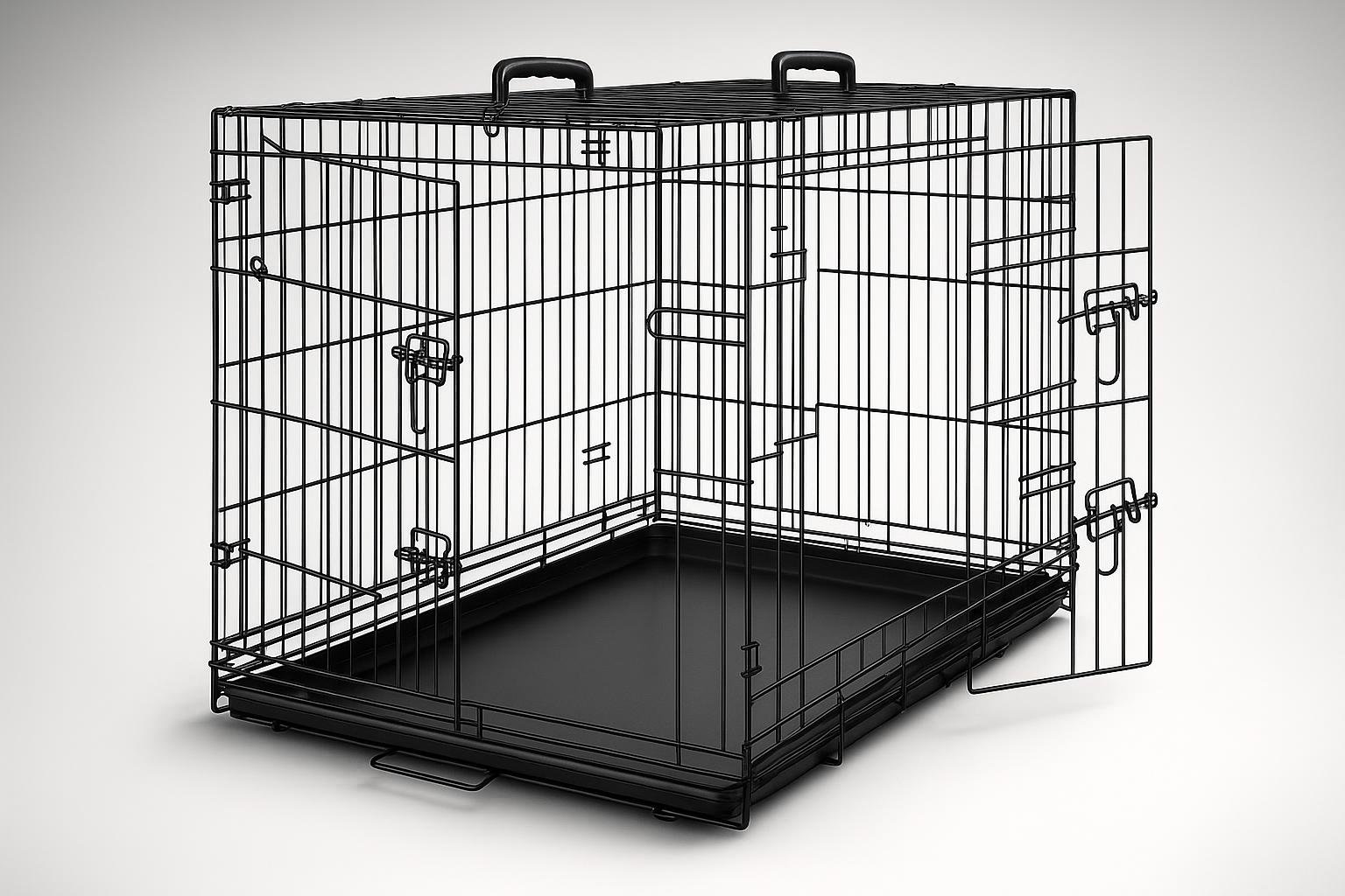 Trasportino gabbia pieghevole TRESKO, box robusto per cani e gatti in super offerta su Amazon