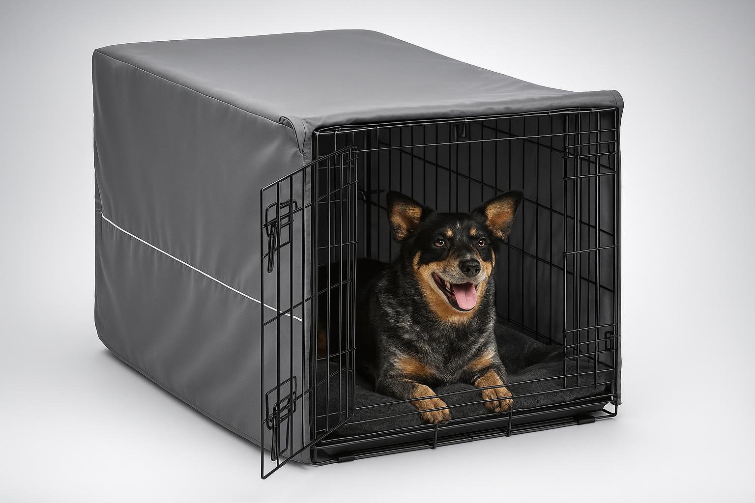 Kit gabbia New World a doppia porta con letto e copertura: soluzione completa per il cane in casa e in viaggio ora a prezzo top