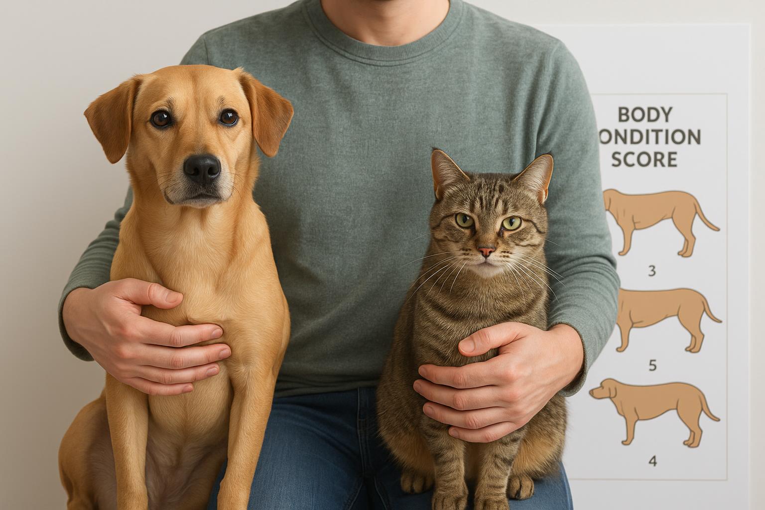 Body condition score in cani e gatti: come valutare il peso forma a casa