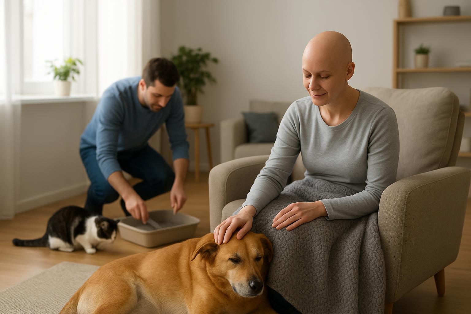 Vivere con un pet durante una malattia oncologica: organizzare aiuti, routine e confini emotivi